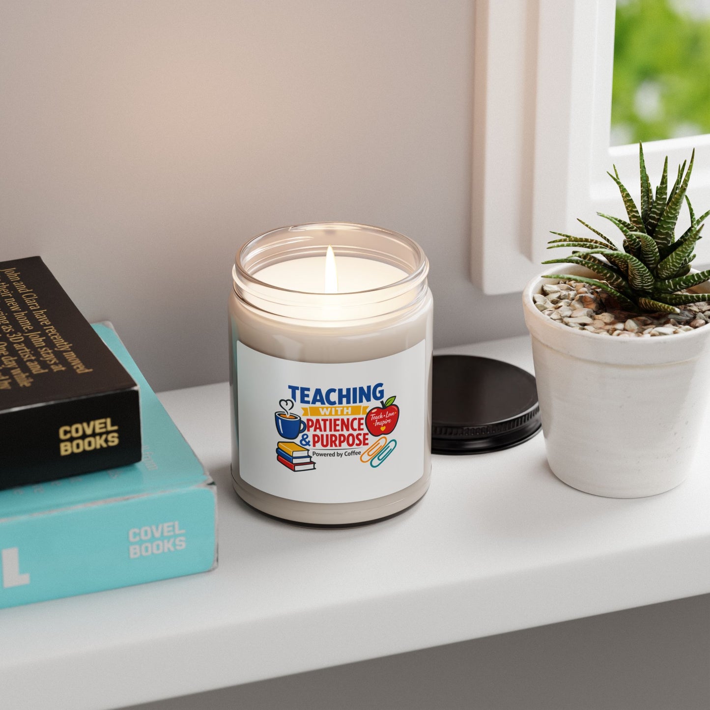 Teaching with Patience & Purpose Candle | Teacher Appreciation Gifts
