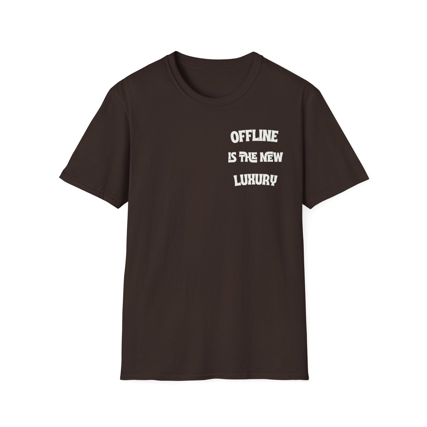 Minimal White T-Shirt with Subtle "Coffee First, Schemes Later" Text — Casual Everyday Tee