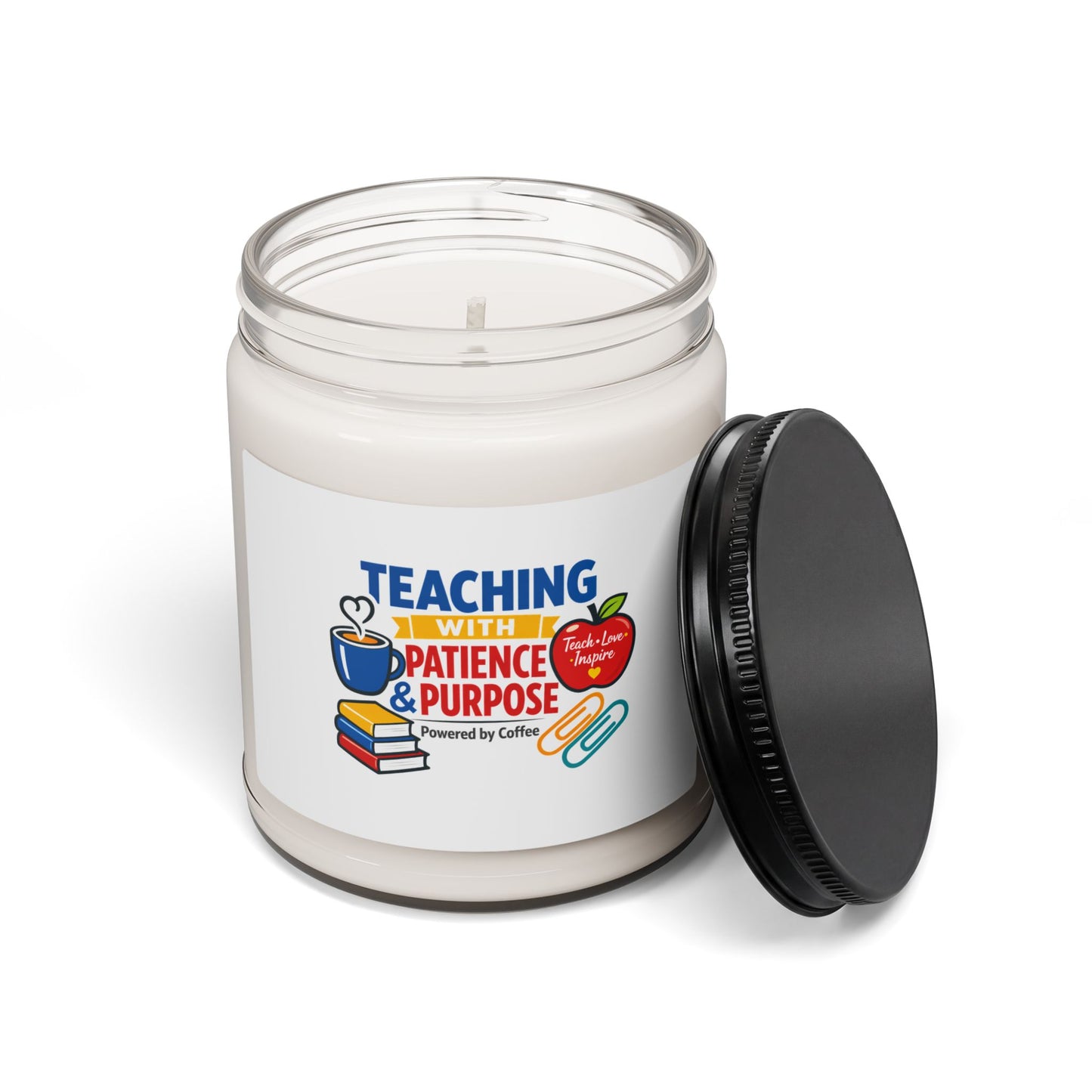 Teaching with Patience & Purpose Candle | Teacher Appreciation Gifts