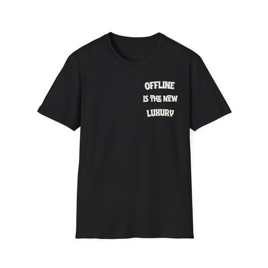 Minimal White T-Shirt with Subtle "Coffee First, Schemes Later" Text — Casual Everyday Tee